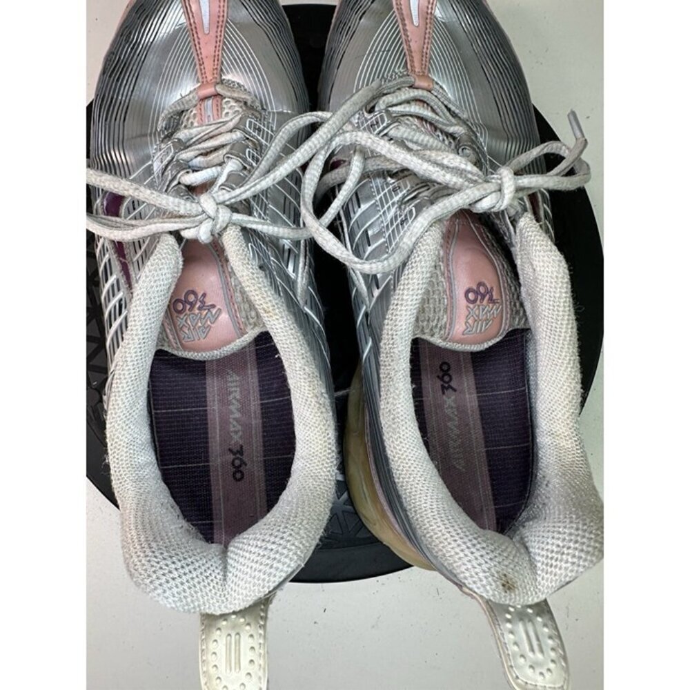 Nike 310909-051 Air Max 360 Women's Silver & Pink Sneakers Sz 8.5 US - Picture 10 of 12